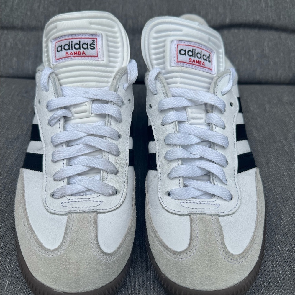 Adidas Samba White and Black Sneakers